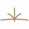 Ekena Millwork Davenport Timber Gable Bracket, Western Red Cedar, 96"W x 44"H x 3 1/2"D x 3 1/2"F, 11/12 Pitch GBW096X44X0404DAV00SWR - alternate 1